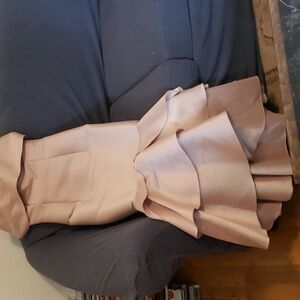 Sachin & Babi blush color evening gown.